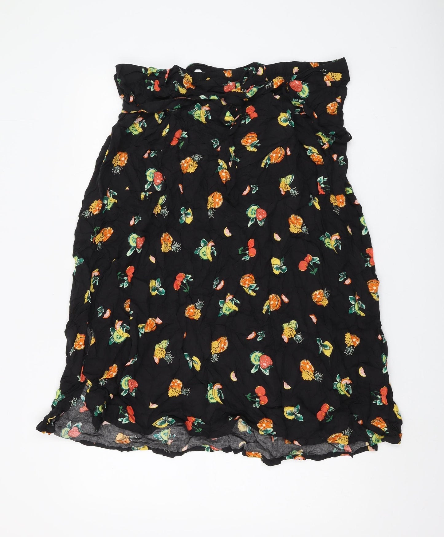 Monsoon Women's Black Floral Skirt Size 20