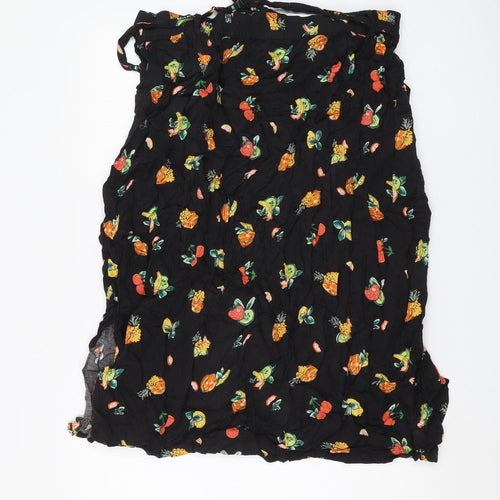 Monsoon Women's Black Floral Skirt Size 20