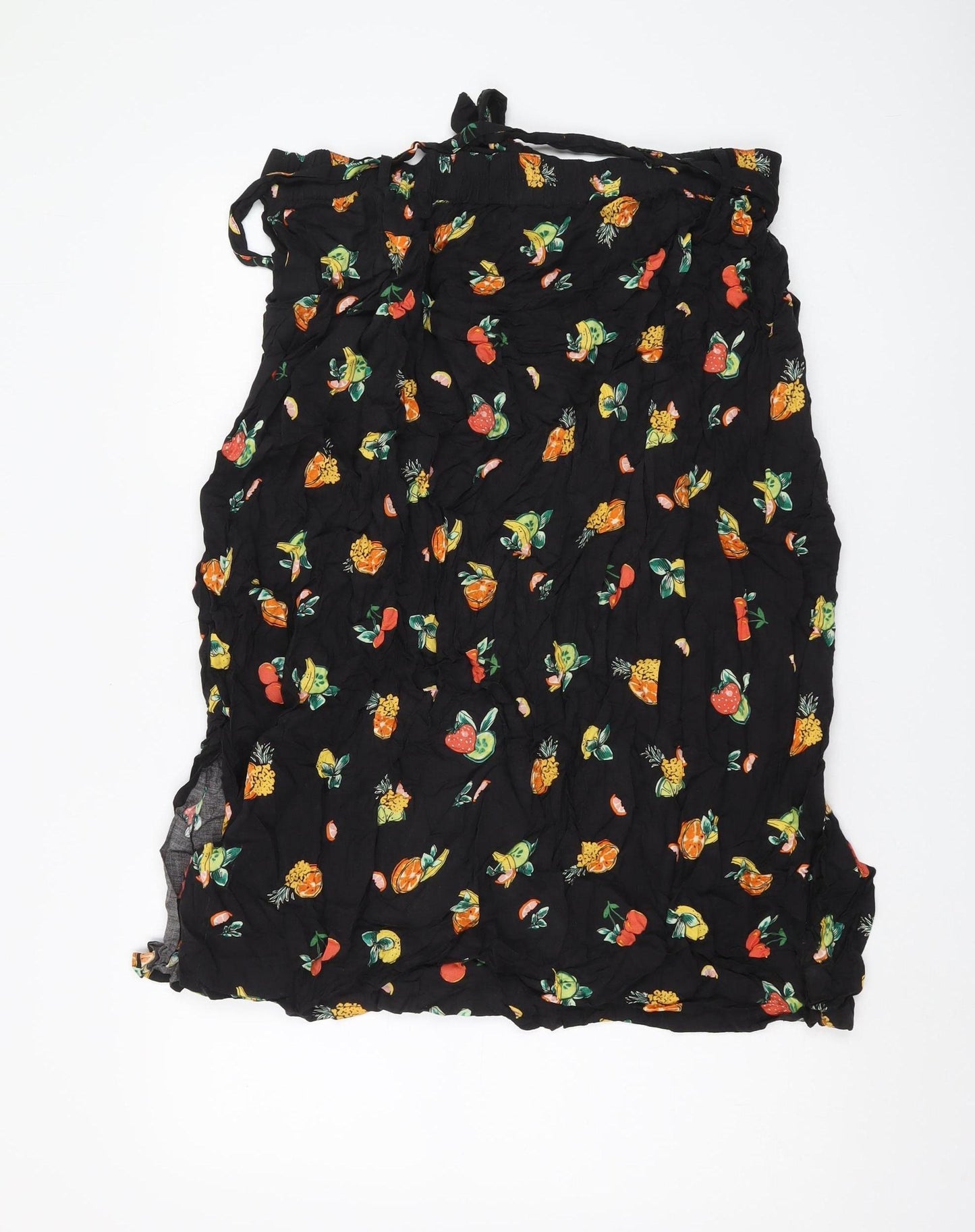 Monsoon Women's Black Floral Skirt Size 20