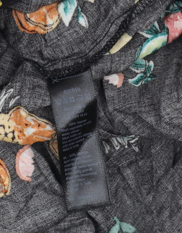 Monsoon Women's Black Floral Skirt Size 20