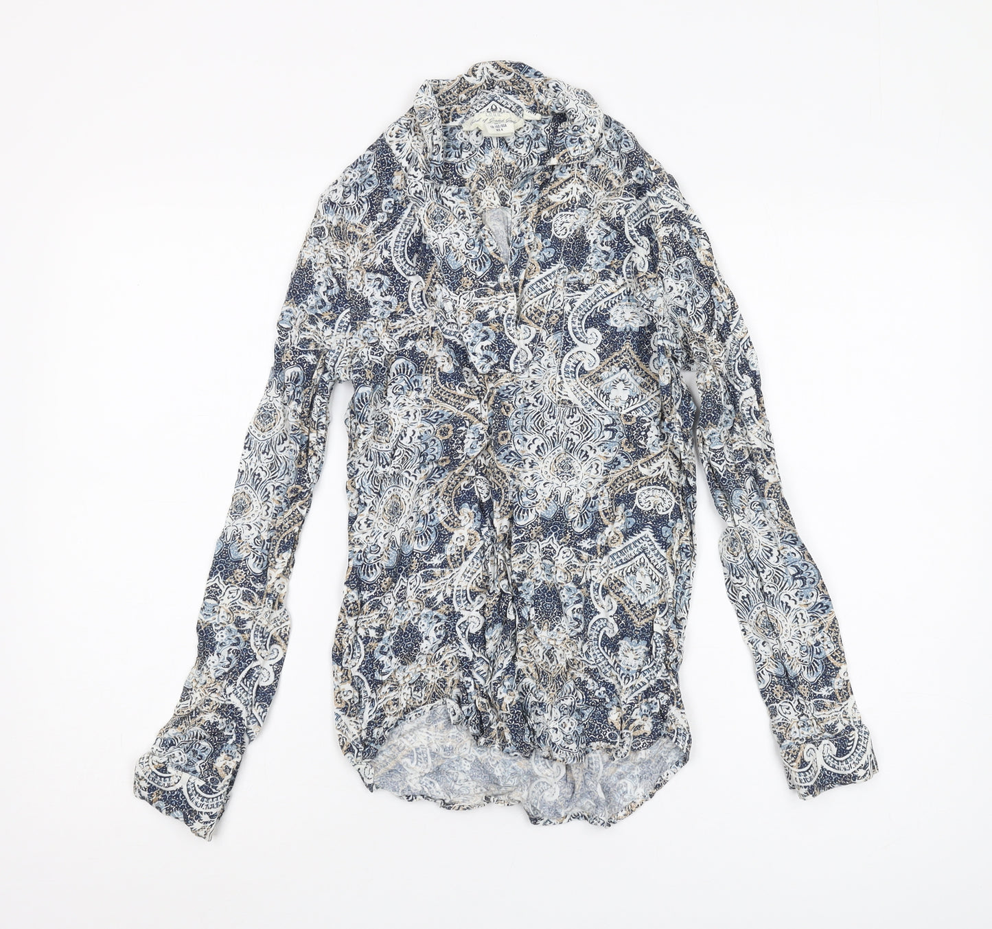 L.O.G.G. Women's Multicoloured Paisley Blouse Size 6