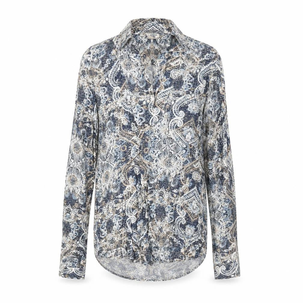 Front view of L.O.G.G. Women's Multicoloured Paisley Blouse, size 6