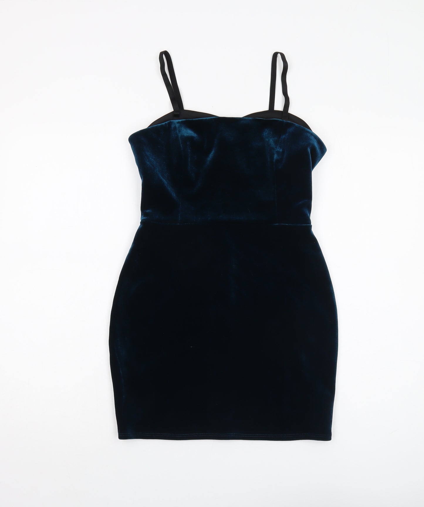Topshop Women’s Blue Bodycon Dress Size 10