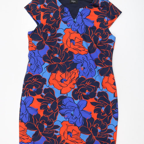 Klass Women's Multicoloured Floral Shift Dress Size 16