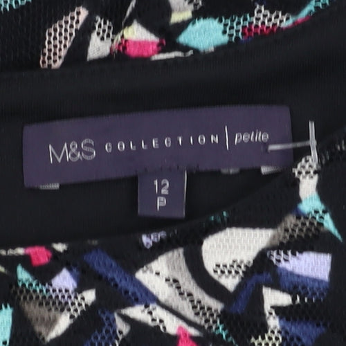 Marks and Spencer Women’s Geometric Size 12 Petite Dress