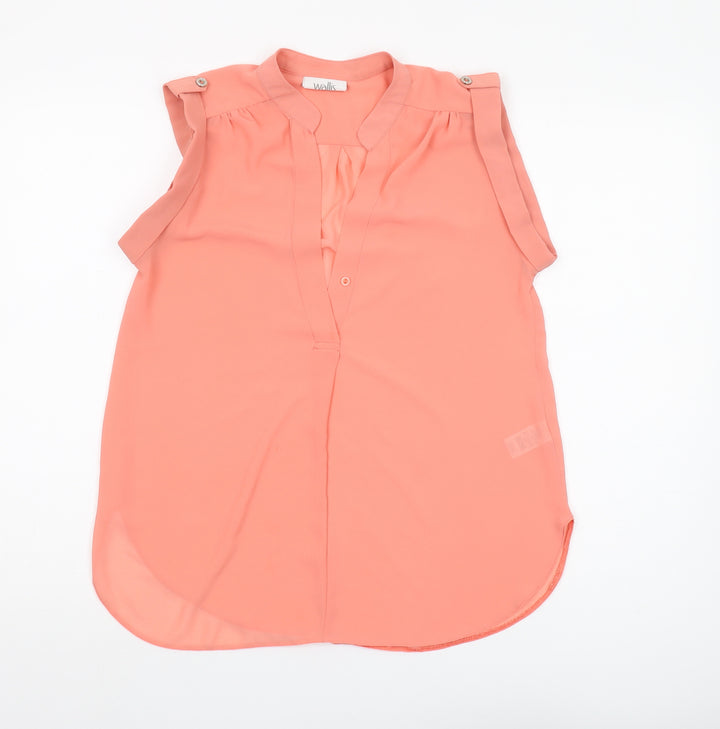 Wallis Women's Pink Sleeveless Camisole Blouse S