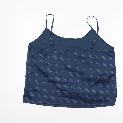 Biba Women's Blue Camisole Tank, Size 16, Adjustable Straps