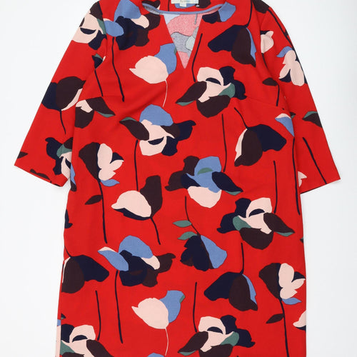 Boden Women's Multicoloured Shift Dress Size 10