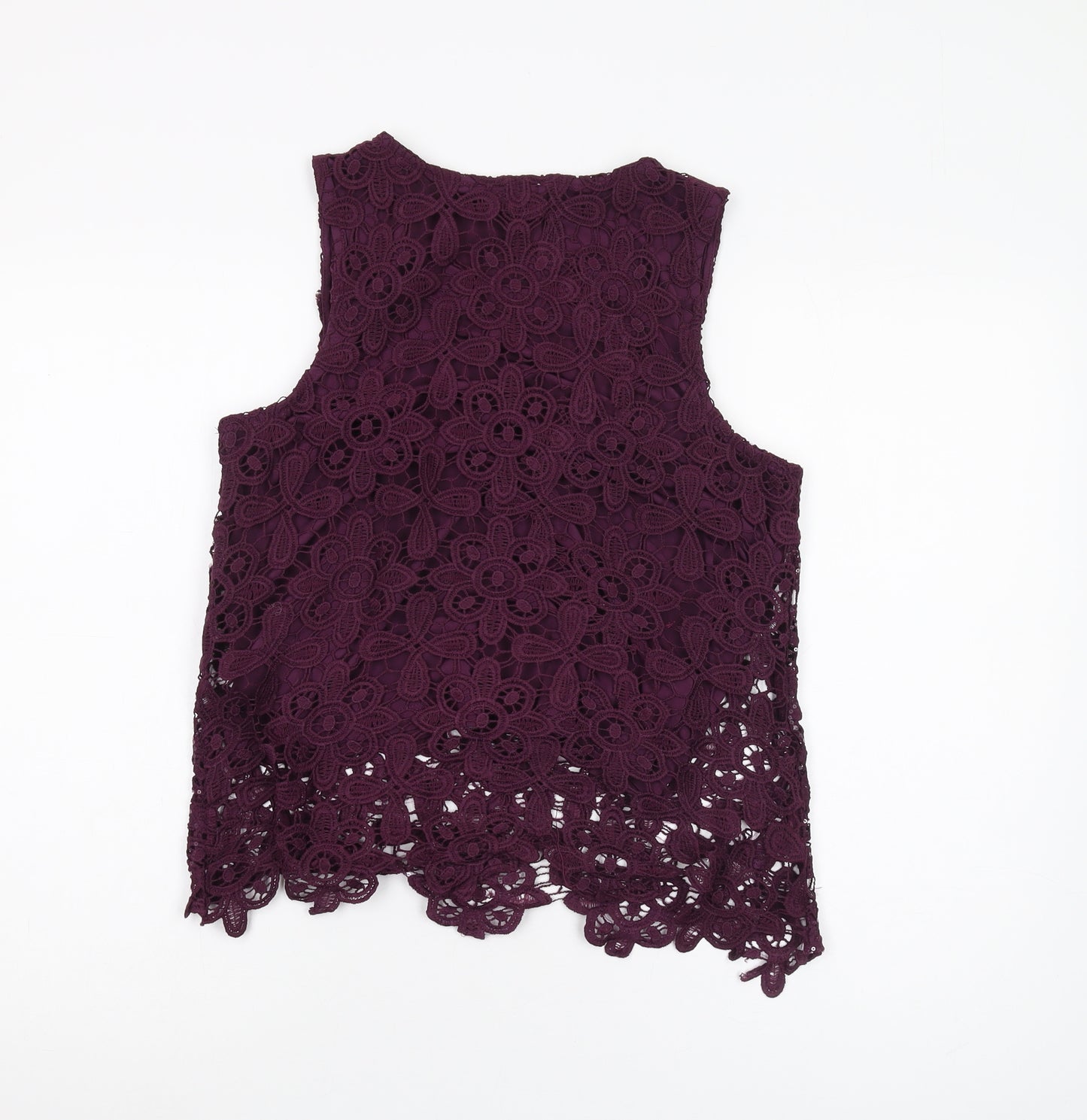 Dorothy Perkins Women's Purple Sequin Tank Size 12