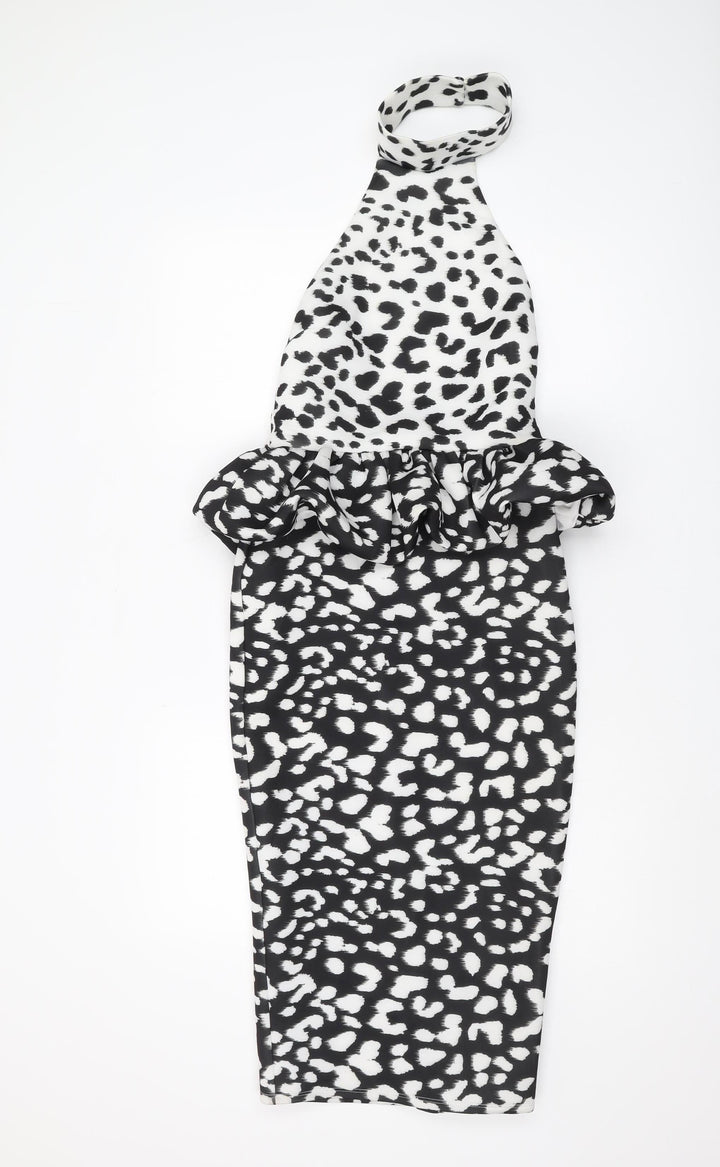 ASOS Halter Animal Print Dress Size 8