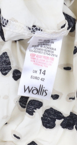 Wallis Women's Multicolour Animal Print Midi Dress