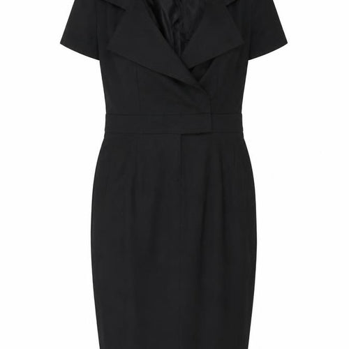 ASOS Black Sheath Dress, Women's Size 10, Short Sleeve