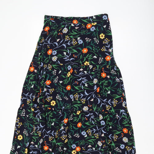 Marks and Spencer Floral A-Line Skirt, Size 10, Multicoloured
