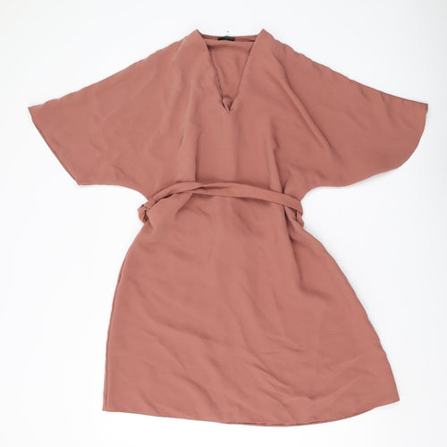 River Island Women's Pink Kaftan Dress Size 8