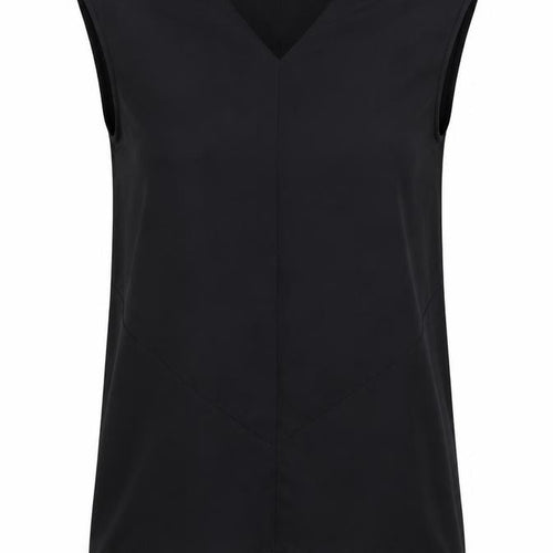 Mango Women's Black Shift Dress Size 12 V-Neck