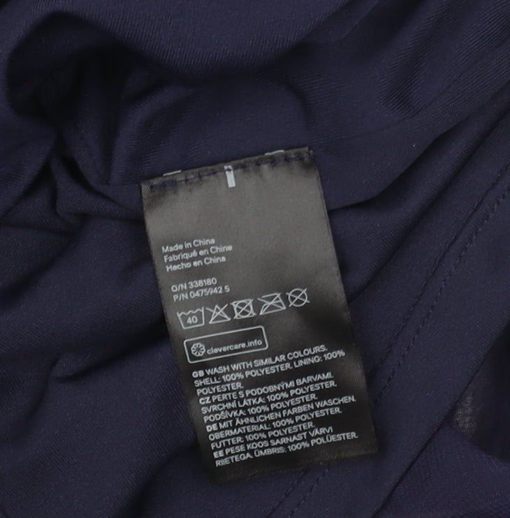 H&M Women's Blue Shift Dress, Size 12, Knee Length