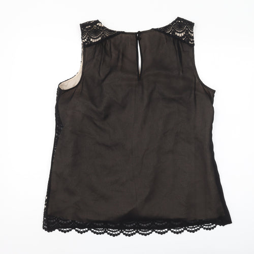 Monsoon Women's Black Lace Tank Camisole Size 18