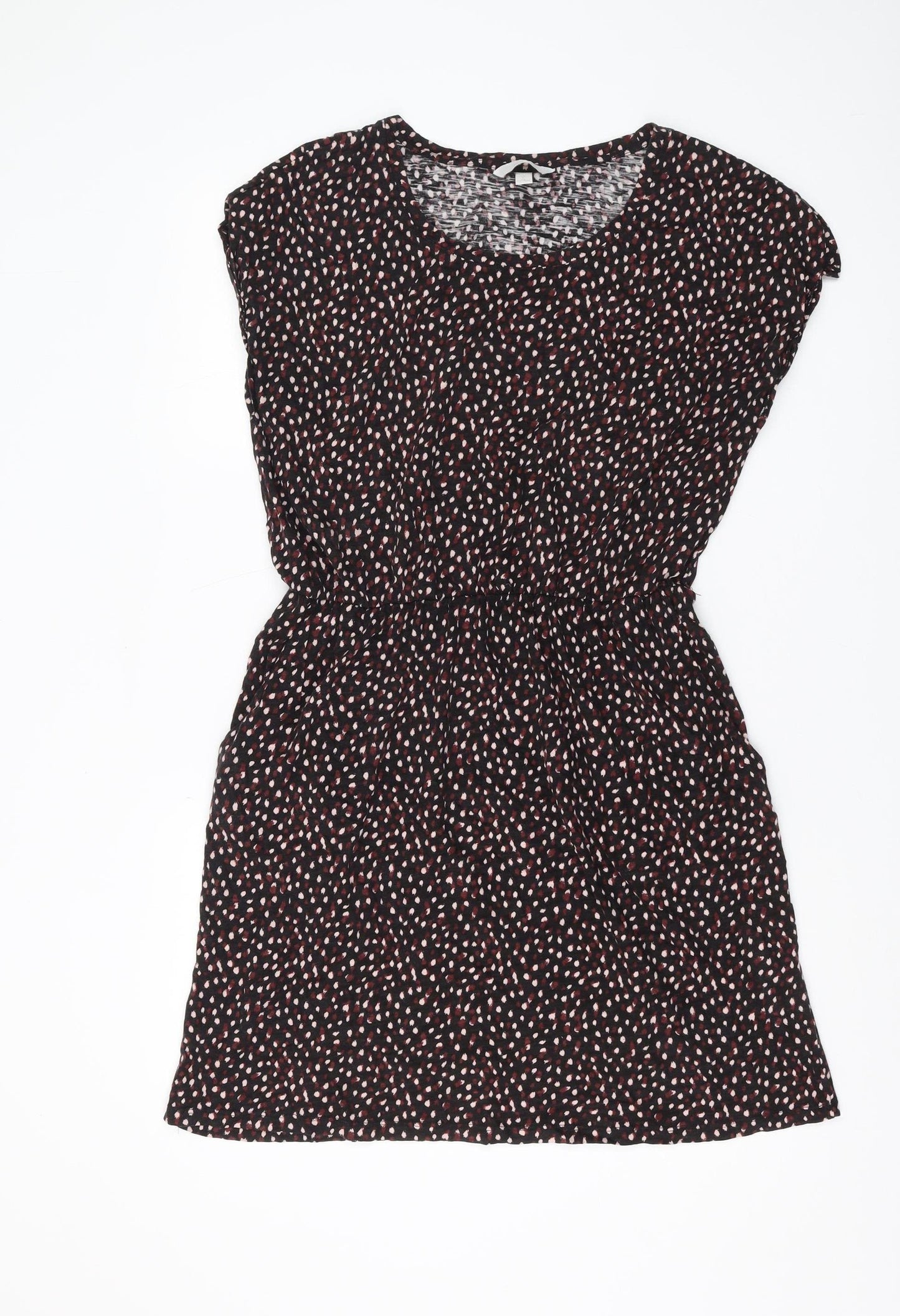 H&M Women's Multicoloured Polka Dot Shift Dress L