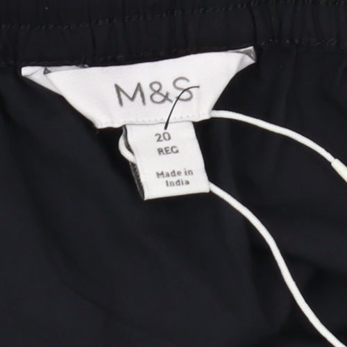 Marks and Spencer Women's Black Knee Length Peasant Skirt