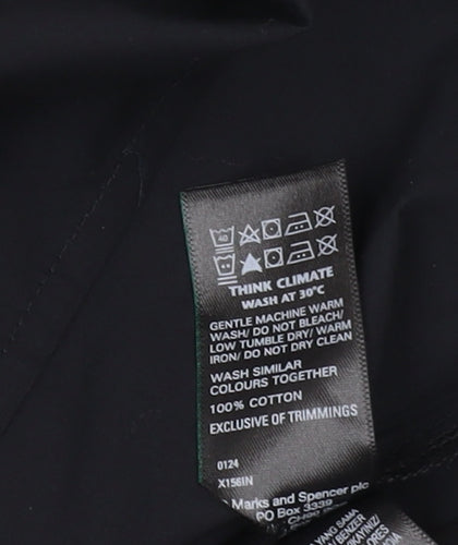 Marks and Spencer Women's Black Knee Length Peasant Skirt