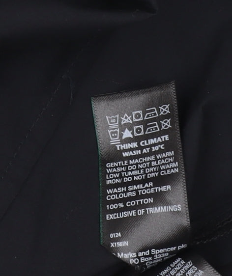 Marks and Spencer Women's Black Knee Length Peasant Skirt