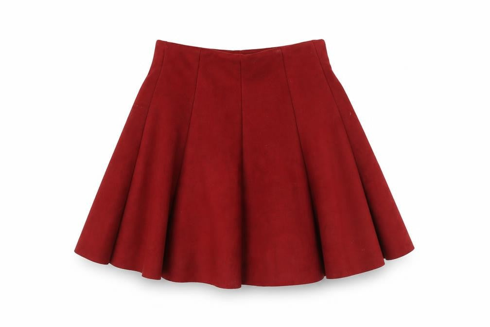 Tally Weijl Women's A-Line Red Short Skirt, Size S