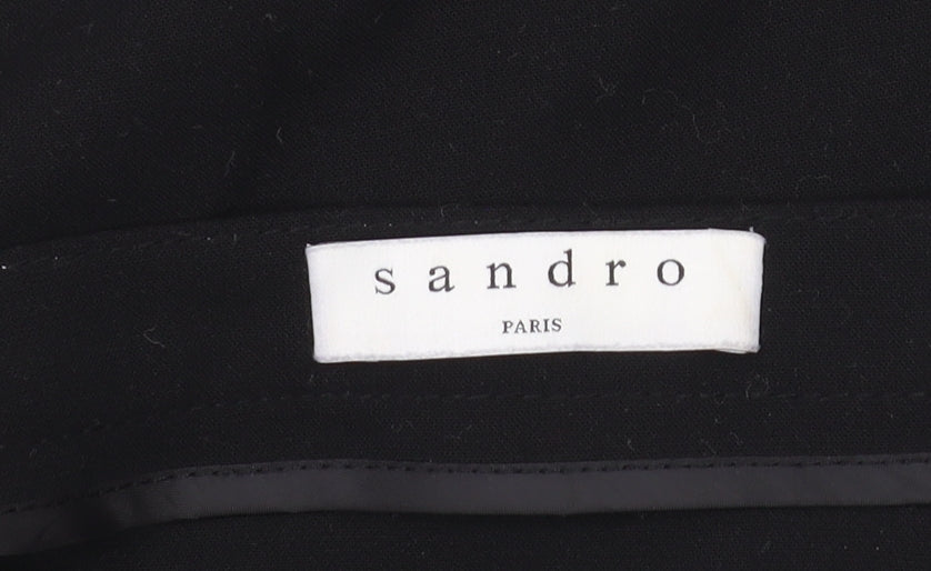 Sandro Women's Black Pencil Skirt Size 6 Zip