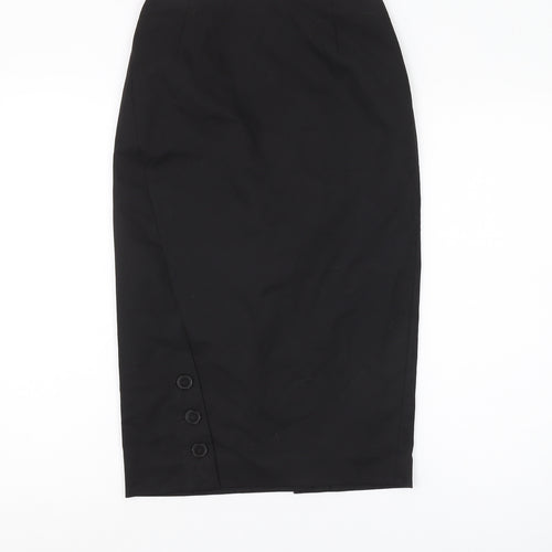 H&M Women's Black Pencil Skirt, Size 6, Long