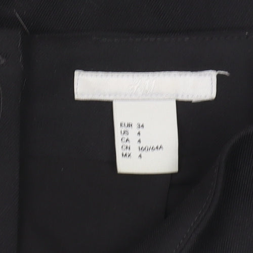 H&M Women's Black Pencil Skirt, Size 6, Long