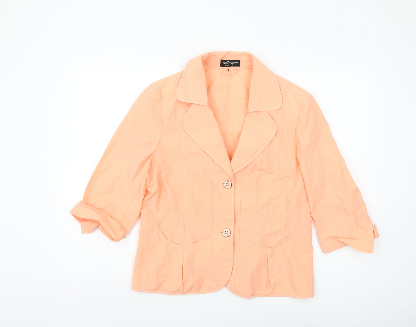 Steilmann Women's Pink Blazer Jacket Size 16