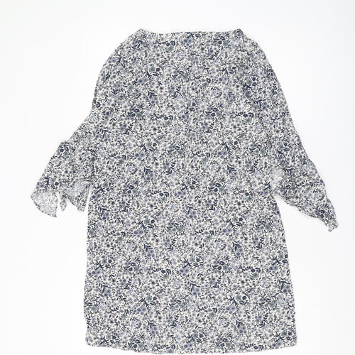 H&M Women's Floral Shift Dress, Size 8, Summer Casual