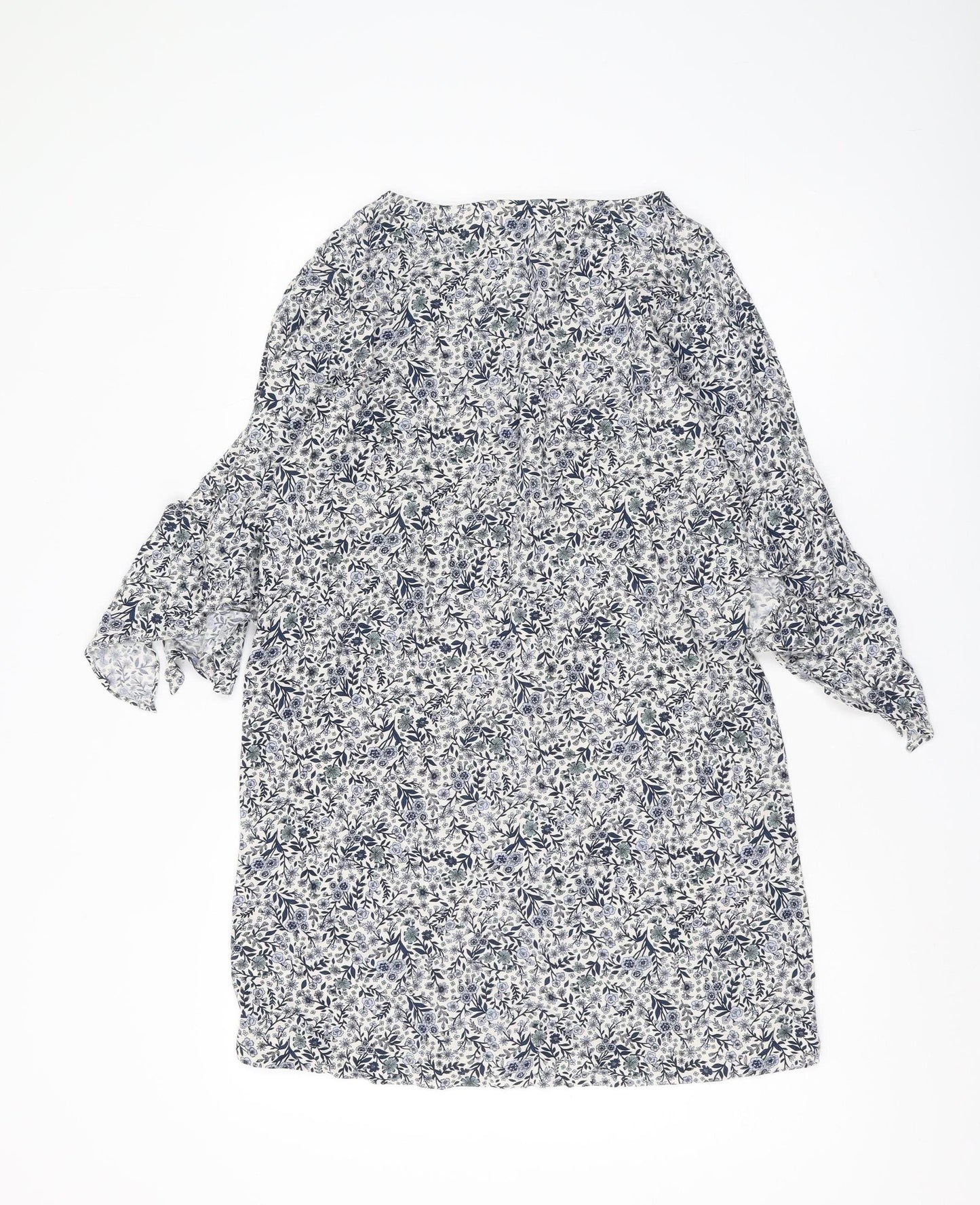 H&M Women's Floral Shift Dress, Size 8, Summer Casual