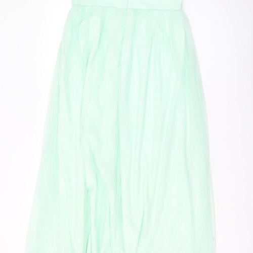 Little Mistress Women's Green Maxi Dress Size 12