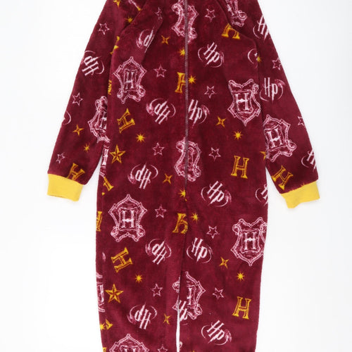 Harry Potter Boys Red Hooded One Piece, 9-10 Years, Winter
