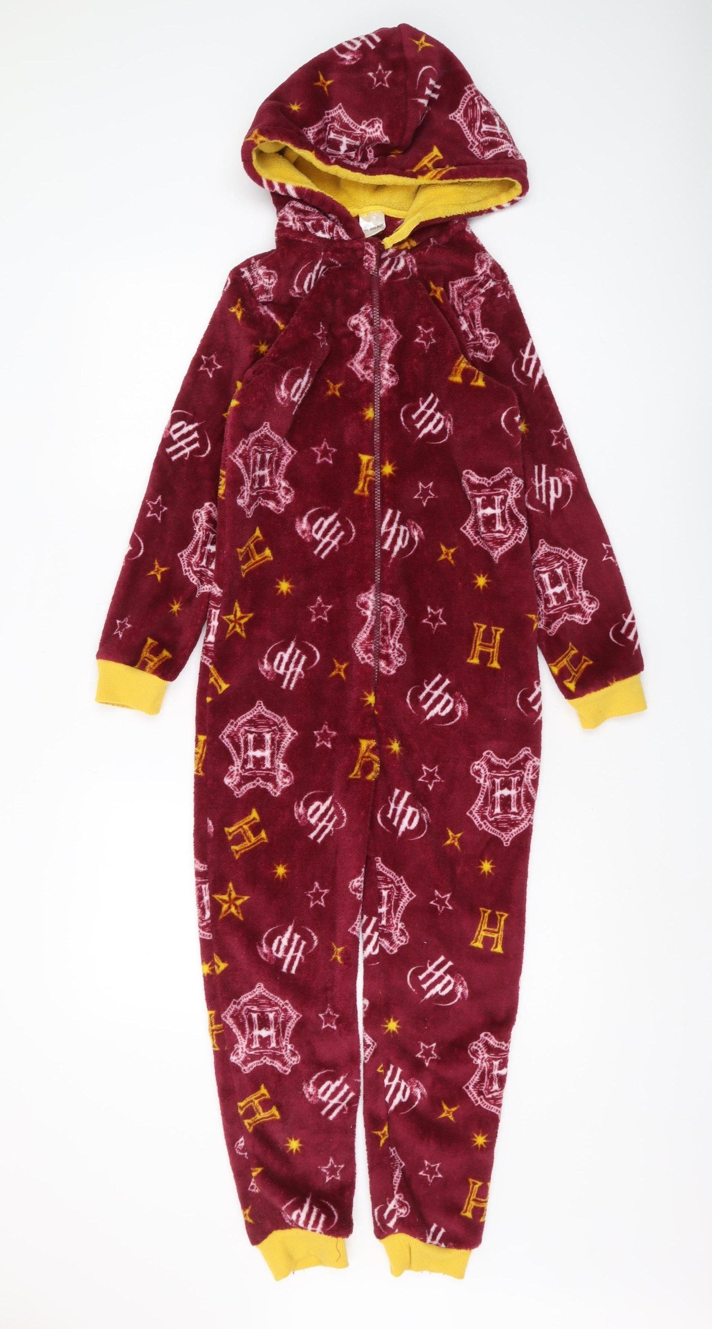 Harry Potter Boys Red Hooded One Piece, 9-10 Years, Winter