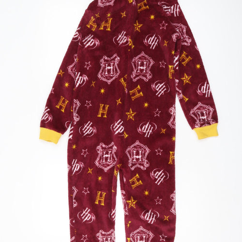 Harry Potter Boys Red Hooded One Piece, 9-10 Years, Winter