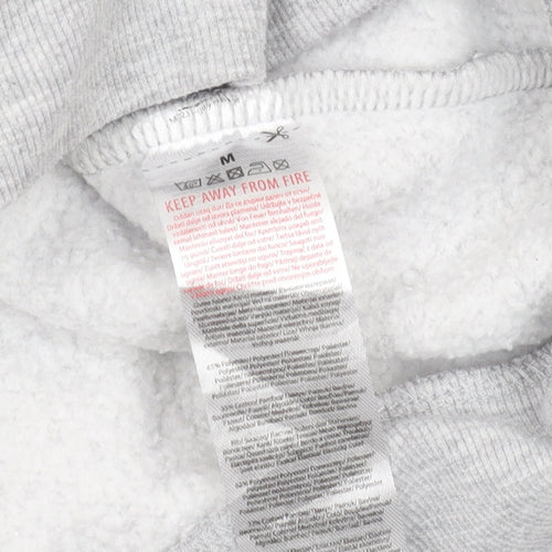 Bekkin Men's Grey Full Zip Sweatshirt M - Lined Logo