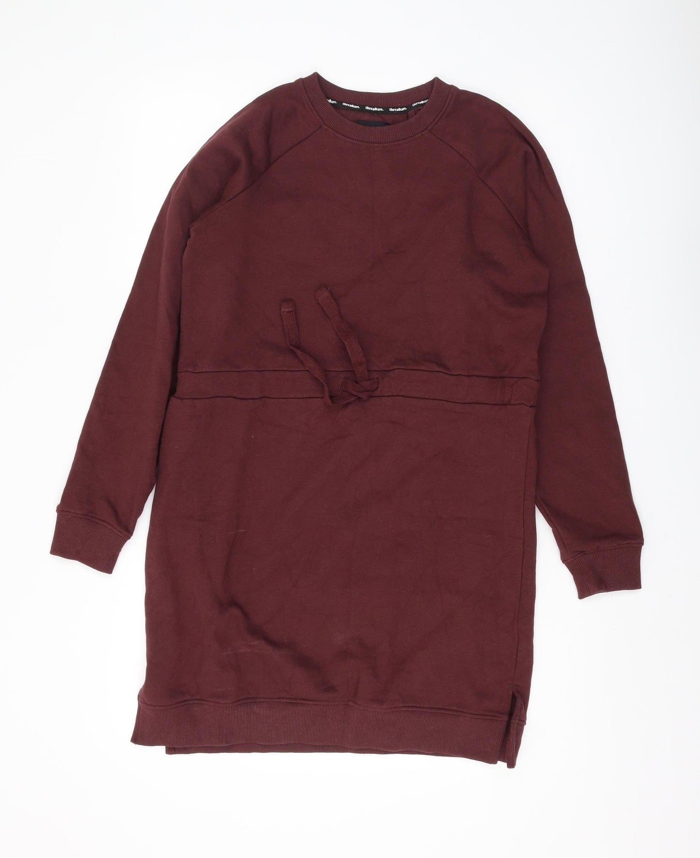 Threadbare Women's Brown XS Sweatshirt Dress