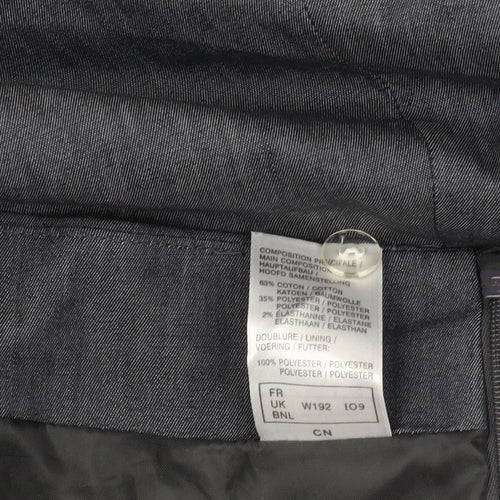 Damart Women's Grey A-Line Knee Length Skirt Size 24