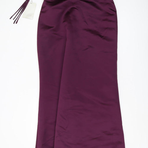 D'Zage Women's Purple Mermaid Formal Dress, Size 18