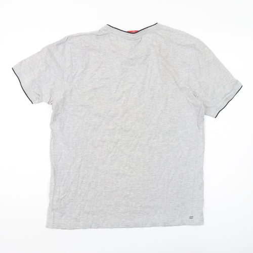 Slazenger Men's Grey Crew Neck T-Shirt M