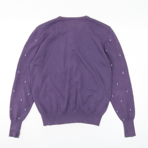 Country Casuals Women's Purple Cardigan, Size S