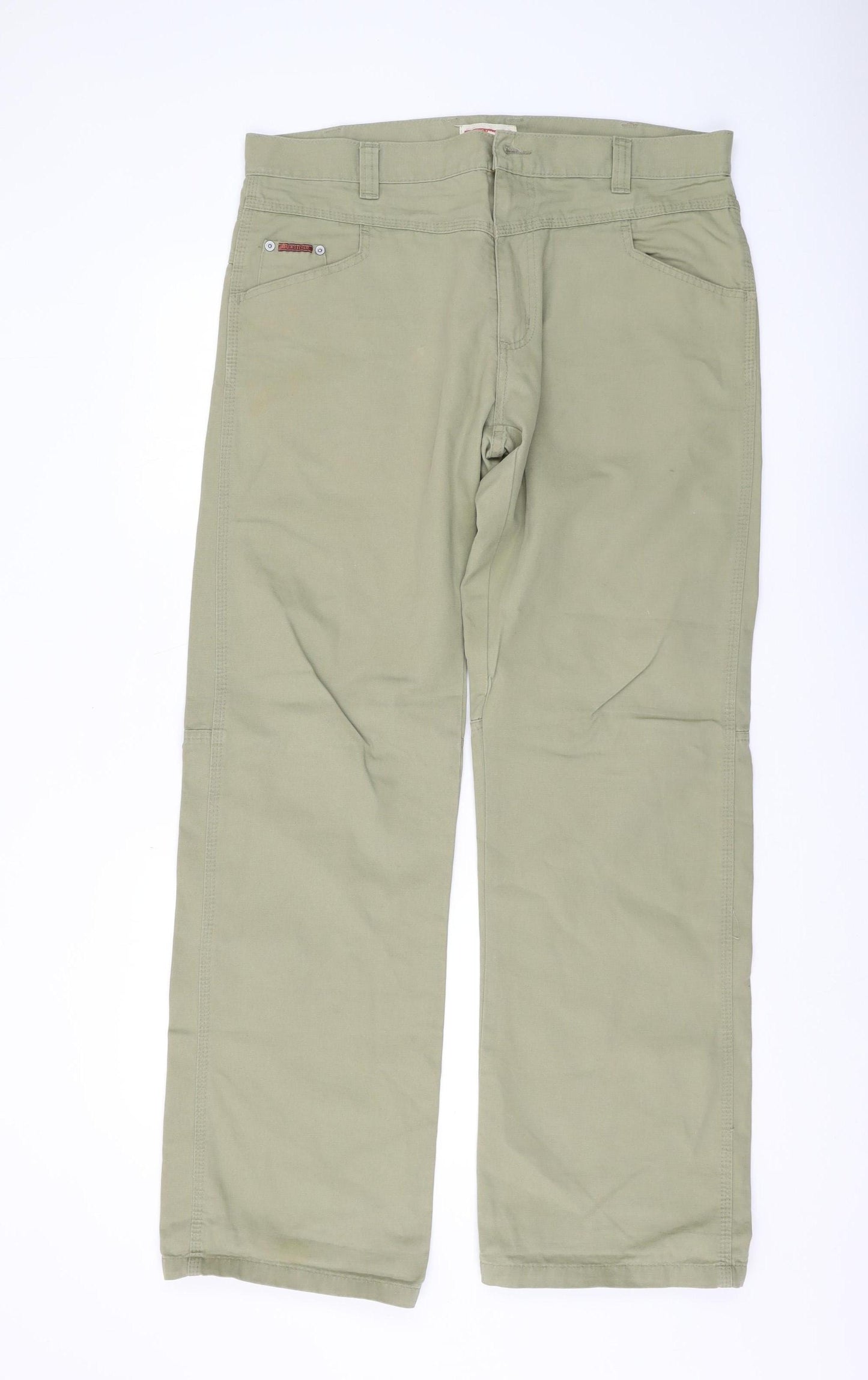 Quiksilver Men's Green Cargo Trousers Size 34