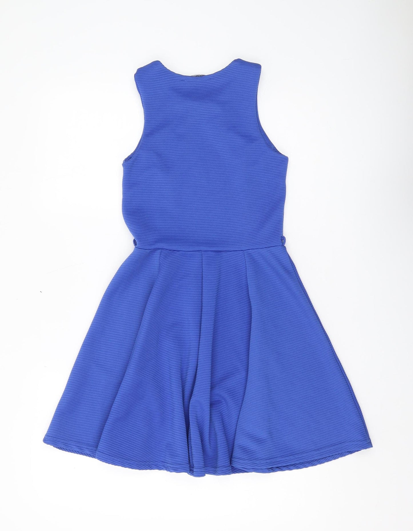 Miso Women's Blue Fit & Flare Dress Size 8