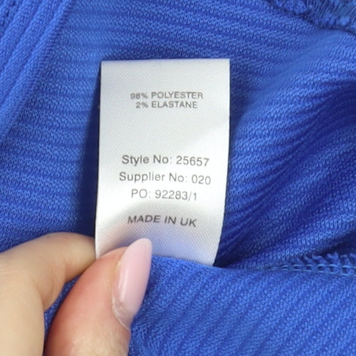 Miso Women's Blue Fit & Flare Dress Size 8