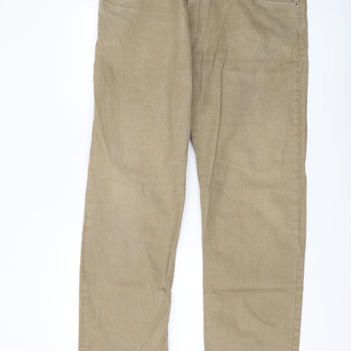 Marks and Spencer Beige Straight Men's Jeans XL