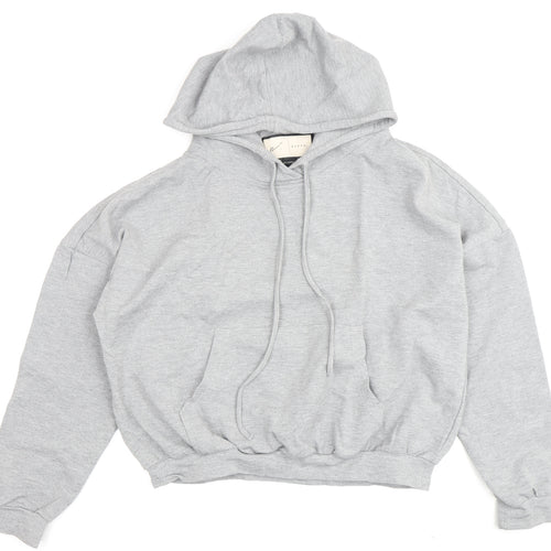 Prévu Grey Unisex Hoodie, Size 10, Pullover Style