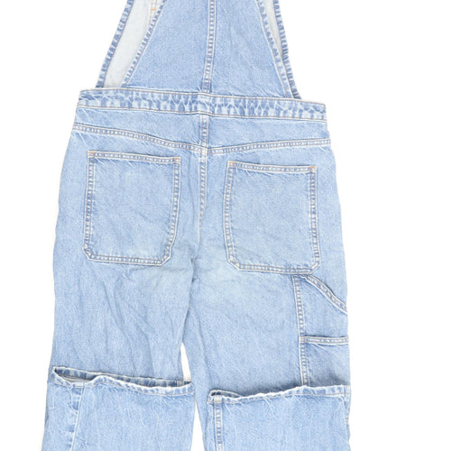 ASOS DESIGN Women's Blue Denim Dungarees Size 8