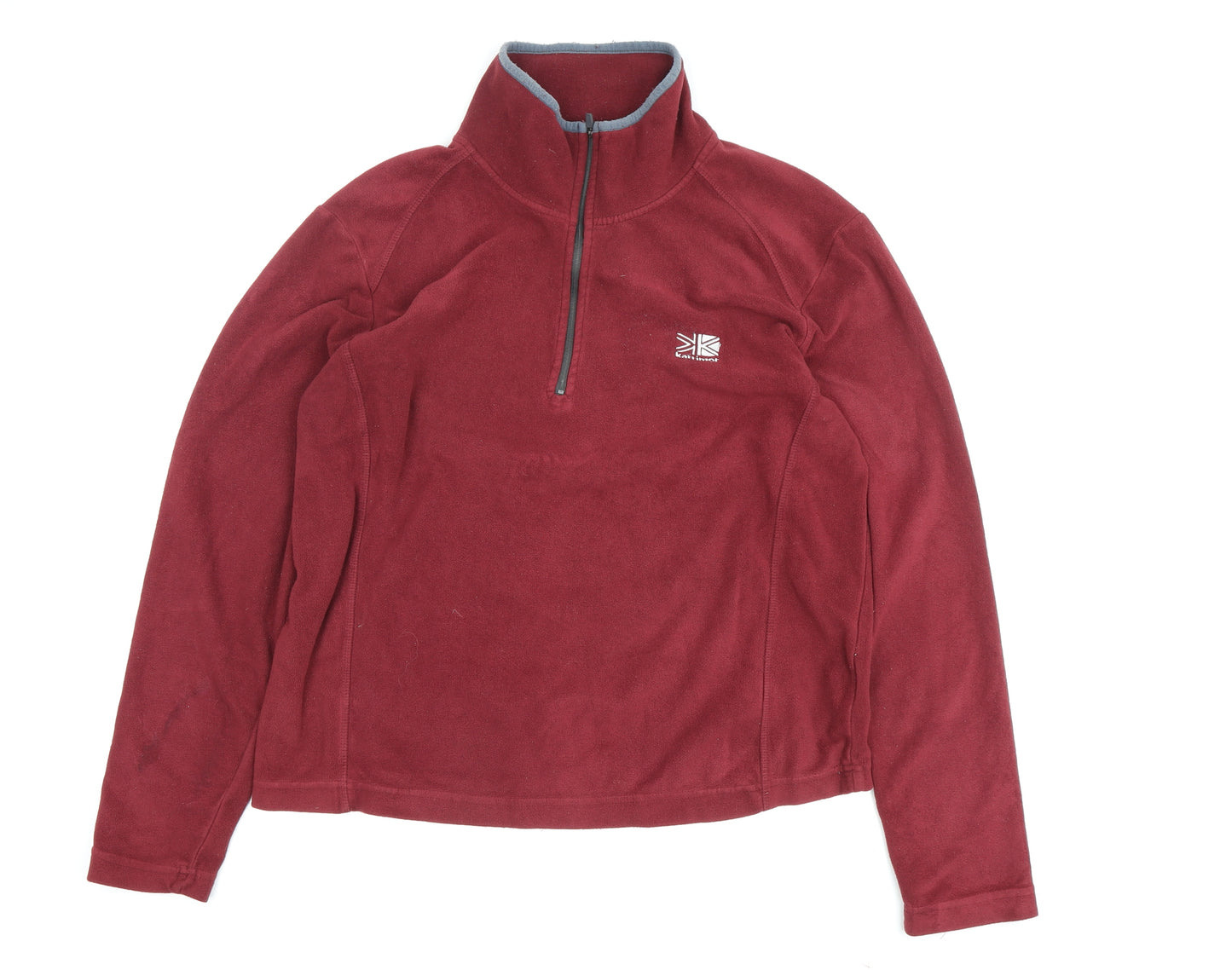 Karrimor Men's Red Fleece 1/4 Zip Sweatshirt M