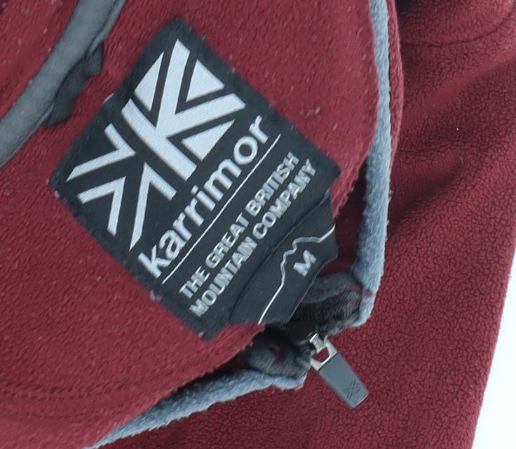 Karrimor Men's Red Fleece 1/4 Zip Sweatshirt M